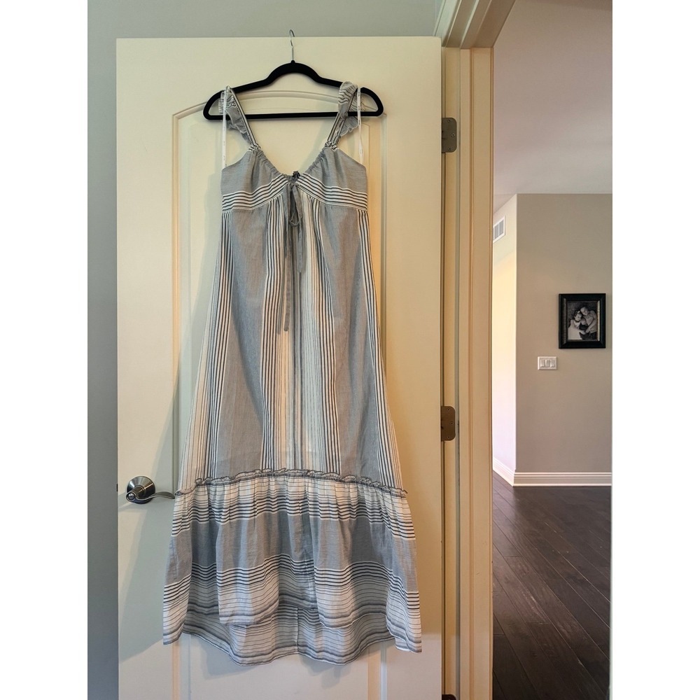 Splendid Tulum Striped Long Dress Size Small maxi, light weight, casual dress